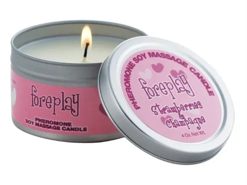 Pheromone Candle Foreplay 4 Oz Classic Brands Vibrators