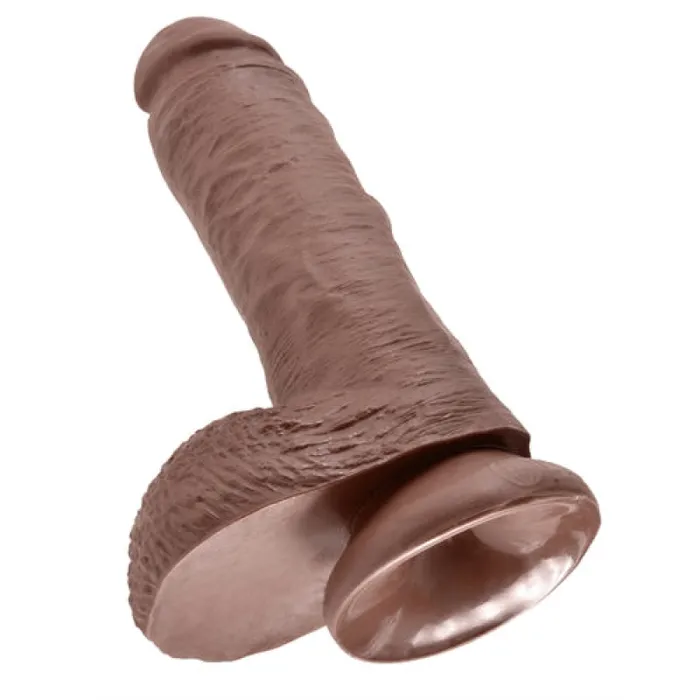 Pipedream Dildos | King Cock 8-Inch Cock With Balls - Brown Pipedream Dildos | King Cock 8-Inch Cock With Balls - Brown