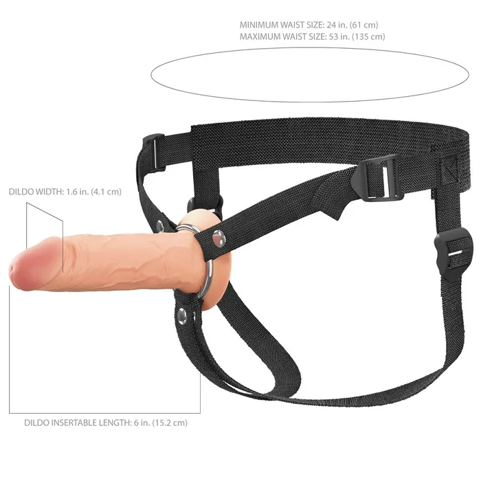 Pipedream Female Sex Toys | FX Elite 6 Silicone Hollow Strap-On - Flesh - Flesh 15.2 cm Hollow Strap-On Pipedream Female Sex Toys | FX Elite 6 Silicone Hollow Strap-On - Flesh - Flesh 15.2 cm Hollow Strap-On