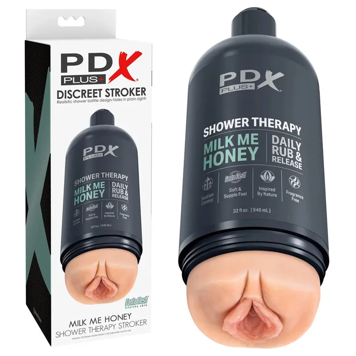 Pipedream PDX Plus Shower Therapy Milk Me Honey Fleshrd62121 Vibrators