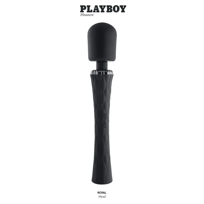 Royal - Wand - Black | Playboy Vibrators Royal - Wand - Black | Playboy Vibrators