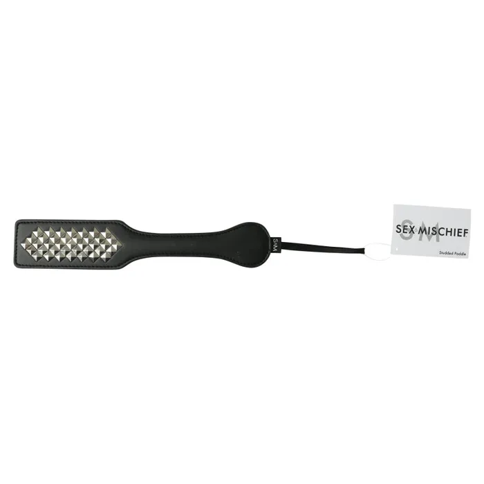 Sex and Mischief Studded Paddle - Black | Sportsheets Anal Sex and Mischief Studded Paddle - Black | Sportsheets Anal