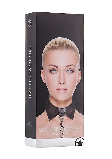 Shots America Anal Exclusive Collar Leash Black