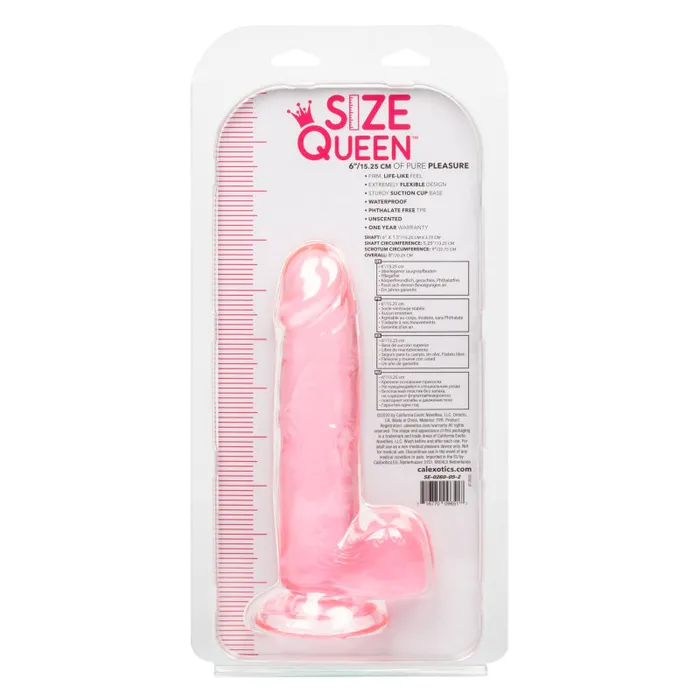 Size Queen 6 Inch - Pink | Calexotics Anal Size Queen 6 Inch - Pink | Calexotics Anal