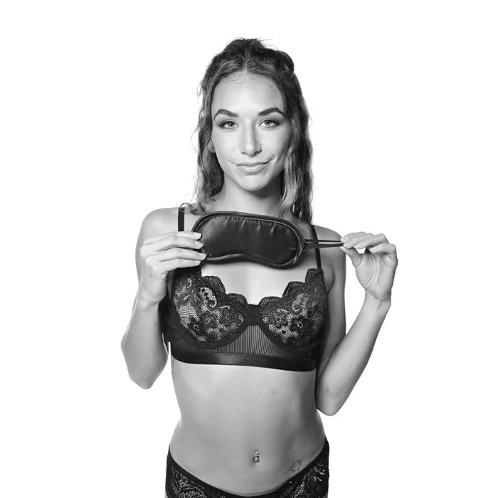 Sportsheets Anal | Sex & Mischief Satin Blindfold Black-(ss10001) Sportsheets Anal | Sex & Mischief Satin Blindfold Black-(ss10001)