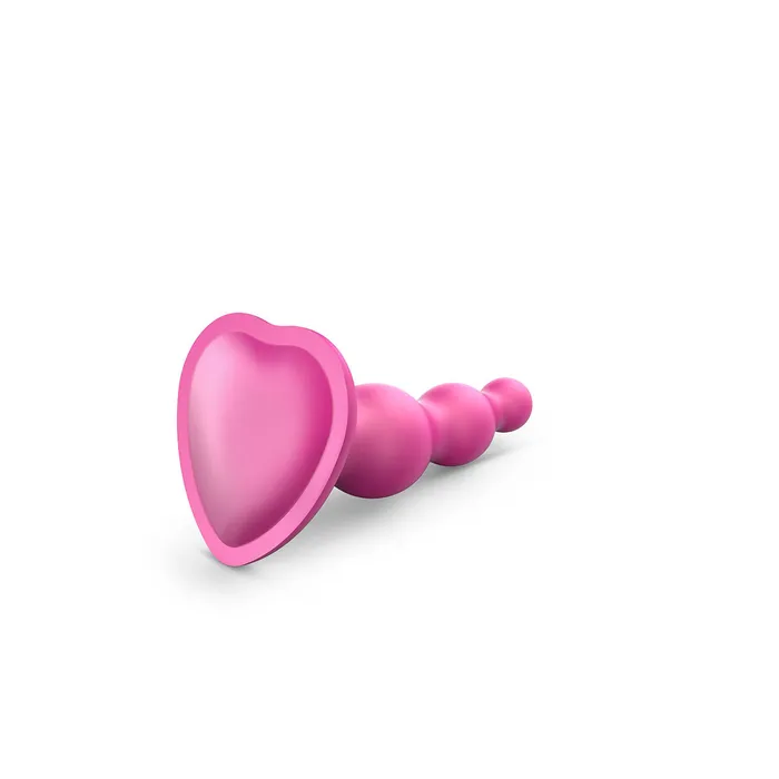 Strap-On-Me Beads Plug Dildo Metallic Raspberry - Medium | Strap-On-Me Female Sex Toys Strap-On-Me Beads Plug Dildo Metallic Raspberry - Medium | Strap-On-Me Female Sex Toys