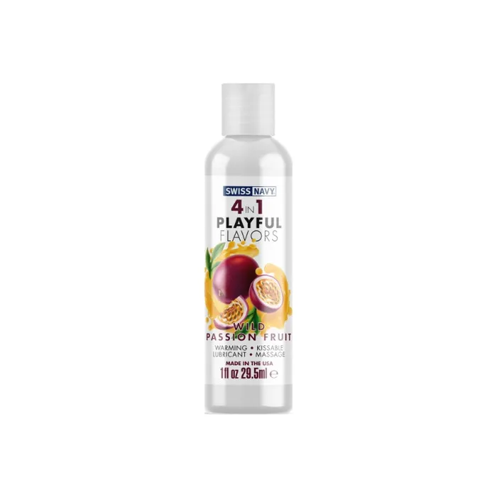 Swiss Navy Female Sex Toys Playful Flavours 4 In 1 Wild Passion Fruit 1oz295ml Swiss Navy Female Sex Toys Playful Flavours 4 In 1 Wild Passion Fruit 1oz295ml