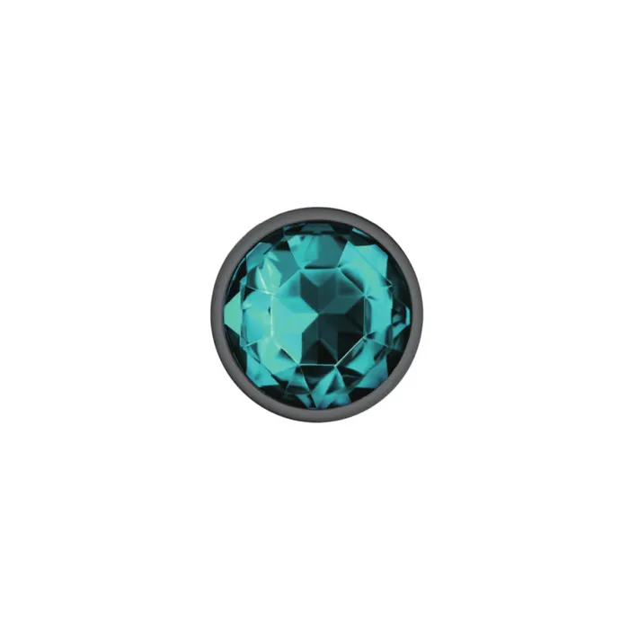 Viben Anal | Cheeky Charms - Gunmetal Metal Butt Plug - Round - Teal - Small Viben Anal | Cheeky Charms - Gunmetal Metal Butt Plug - Round - Teal - Small