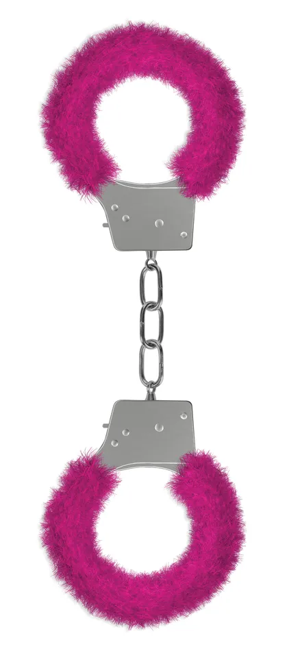 Vibrators Beginners Furry Handcuffs Pink Shots Ouch
