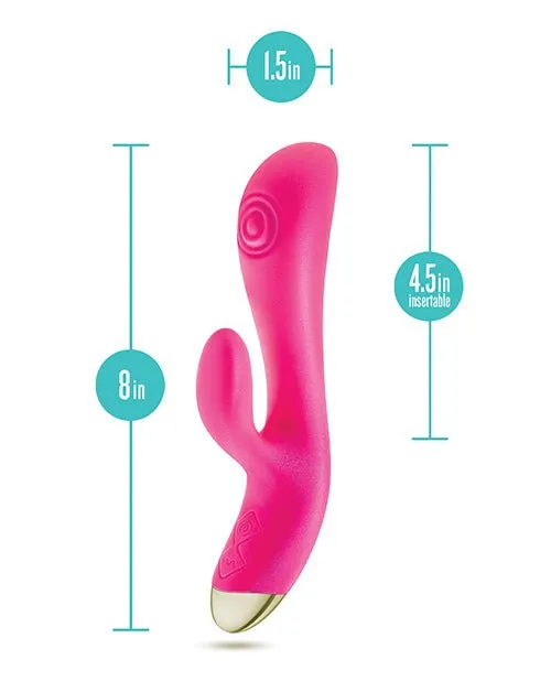 Vibrators | Blush Aria Pleasin' AF - Fuchsia Clitoral Stimulator - Blush Novelties