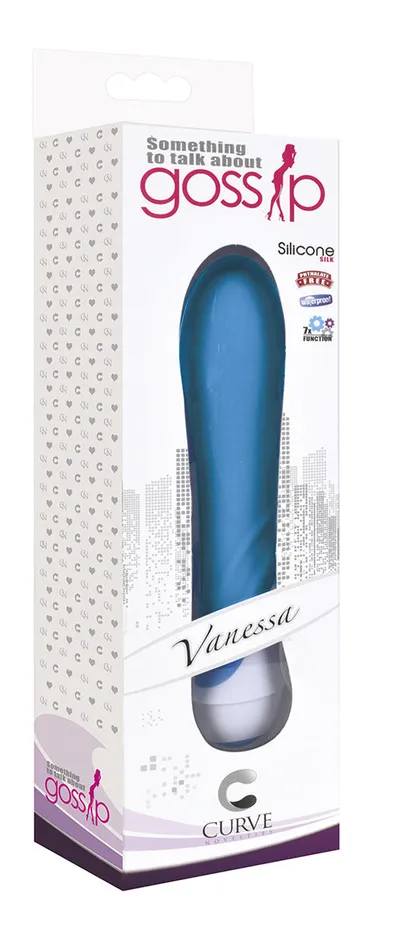 Vibrators | Curve Toys Vanessa - Azure