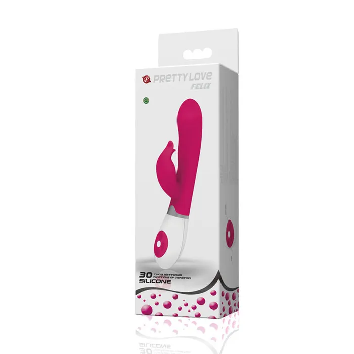 Vibrators | Pretty Love Felix 30 Function Rabbit Vibrator - Pink - Pretty Love