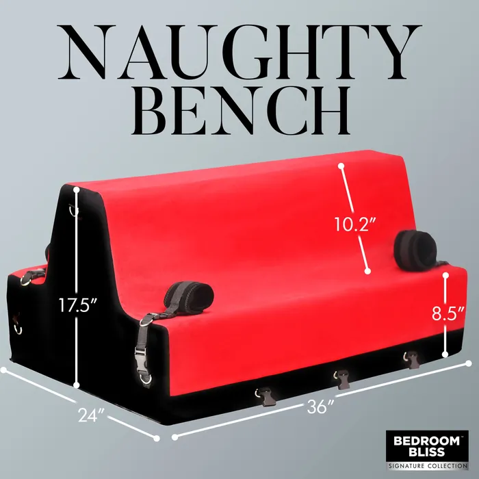 XR Brands Couples | Bedroom Bliss Lovers Bondage Bench
