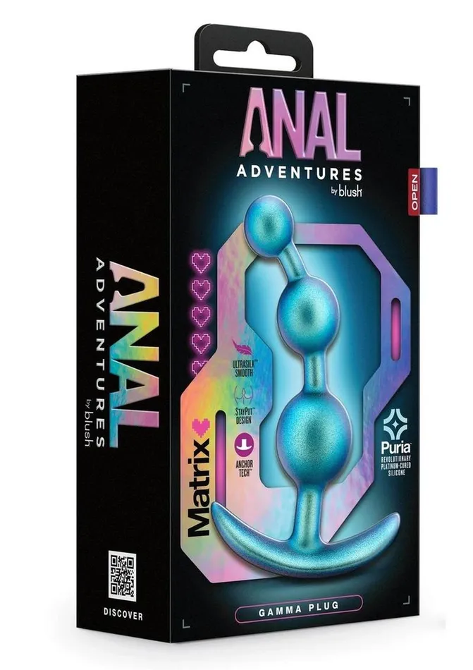 Anal Anal Adventures Anal Adventures Matrix Gamma Plug Silicone Anal Plug Neptune