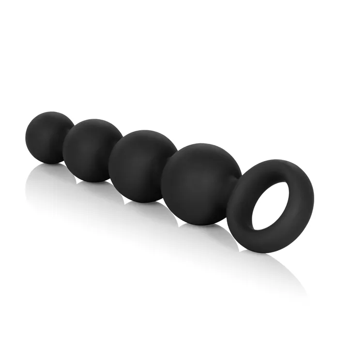 Anal California Exotic Silicone Booty Beads Black