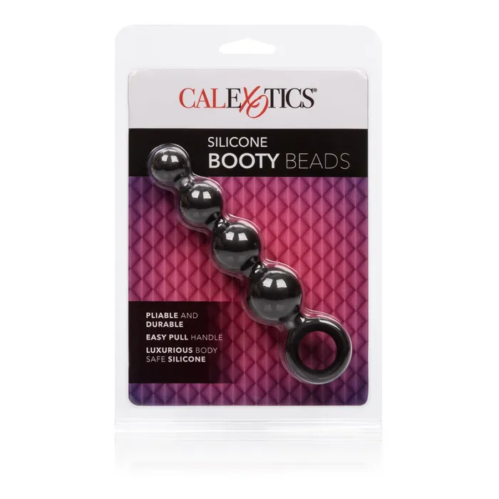 Anal California Exotic Silicone Booty Beads Black