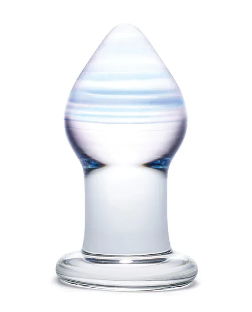 Anal Glas Amethyst Rain Glass Butt Plug Electric Eel INC
