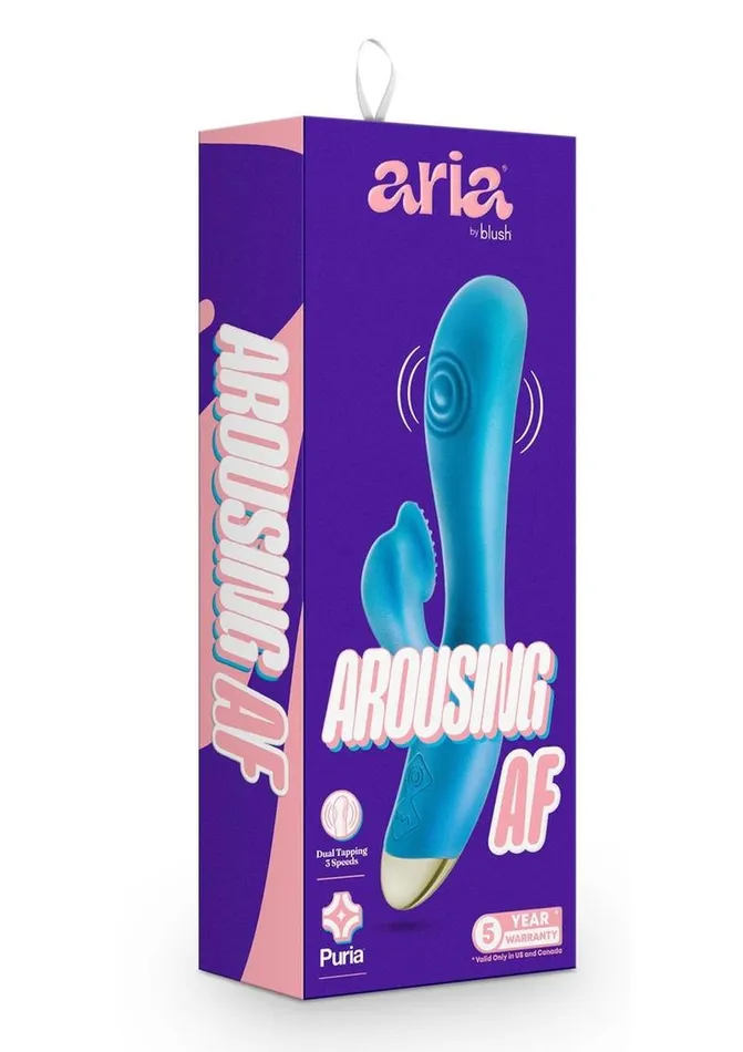 Aria Arousing AF Rechargeable Silicone Rabbit Vibrator Aria Female Sex Toys