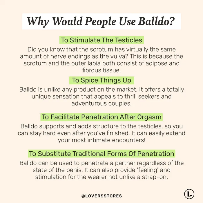 Balldo Balldo The Worlds First Ball Dildo Female Sex Toys