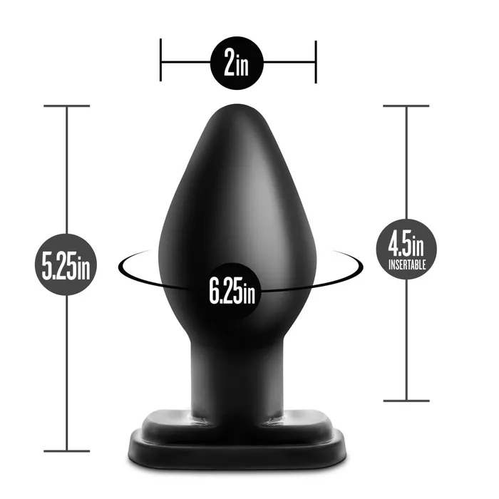 Blush Novelties Anal Anal Adventures XL Plug Black