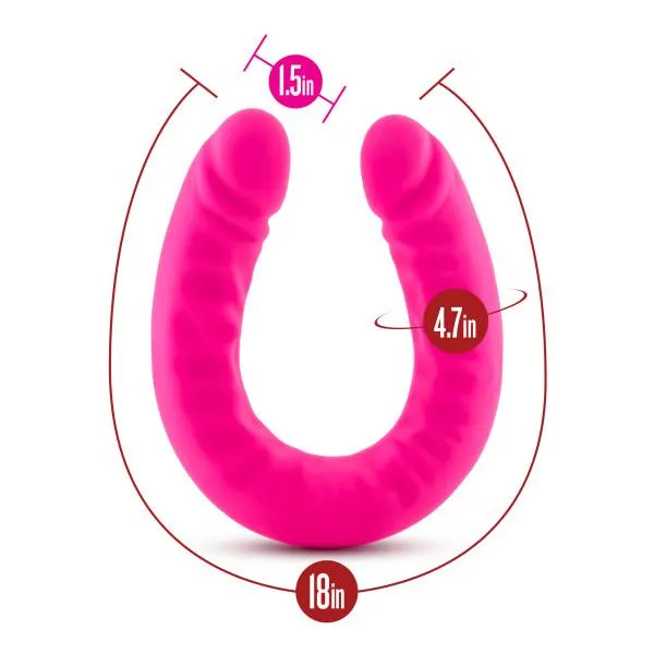 Blush Novelties Dildos Ruse Silicone Slim Double Dong