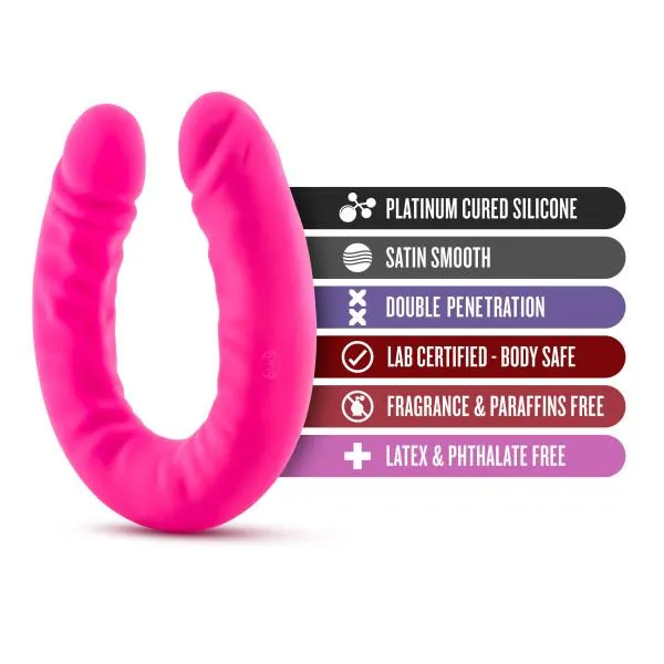 Blush Novelties Dildos Ruse Silicone Slim Double Dong