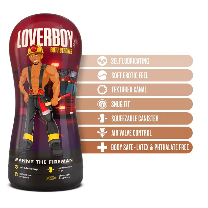 Blush Novelties Loverboy Manny The Fireman Dildos Blush Novelties Loverboy Manny The Fireman Dildos