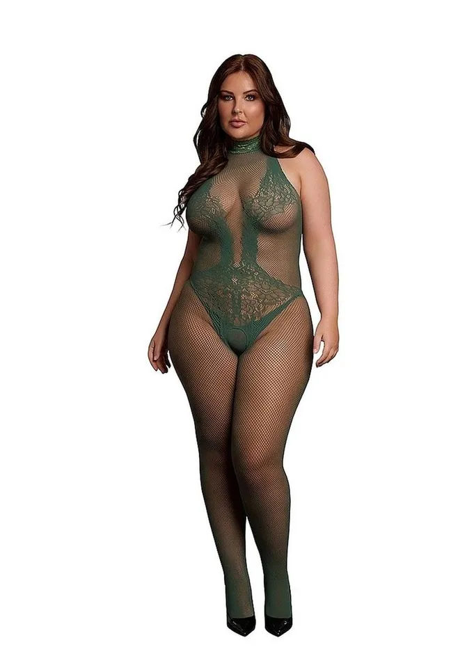Bodystockings Playsuits Le Desir Fishnet Lace Bodystocking Le Desir