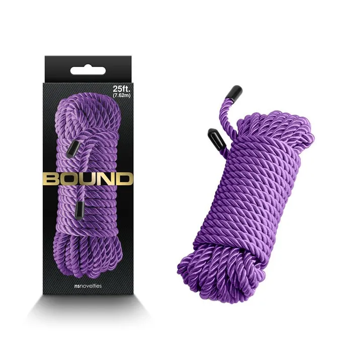 Bound Rope Purple Bondage Rope 76 metre length NS Novelties Vibrators
