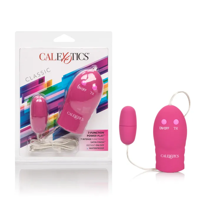 California Exotic Vibrators 7Function Power Play Bullet Pink