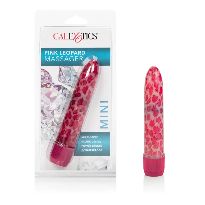 California Exotic Vibrators Leopard Massager Mini Pink