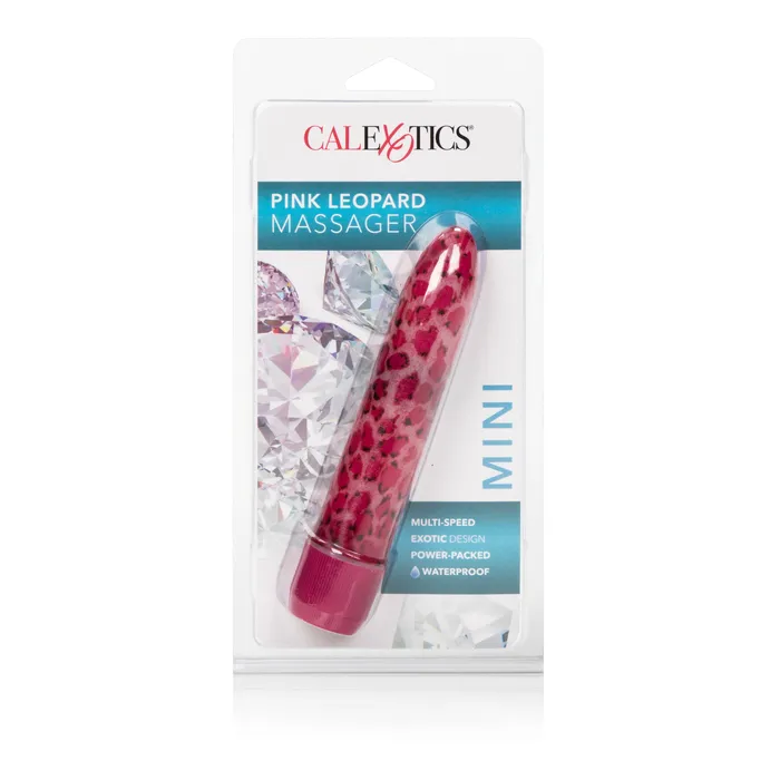 California Exotic Vibrators Leopard Massager Mini Pink