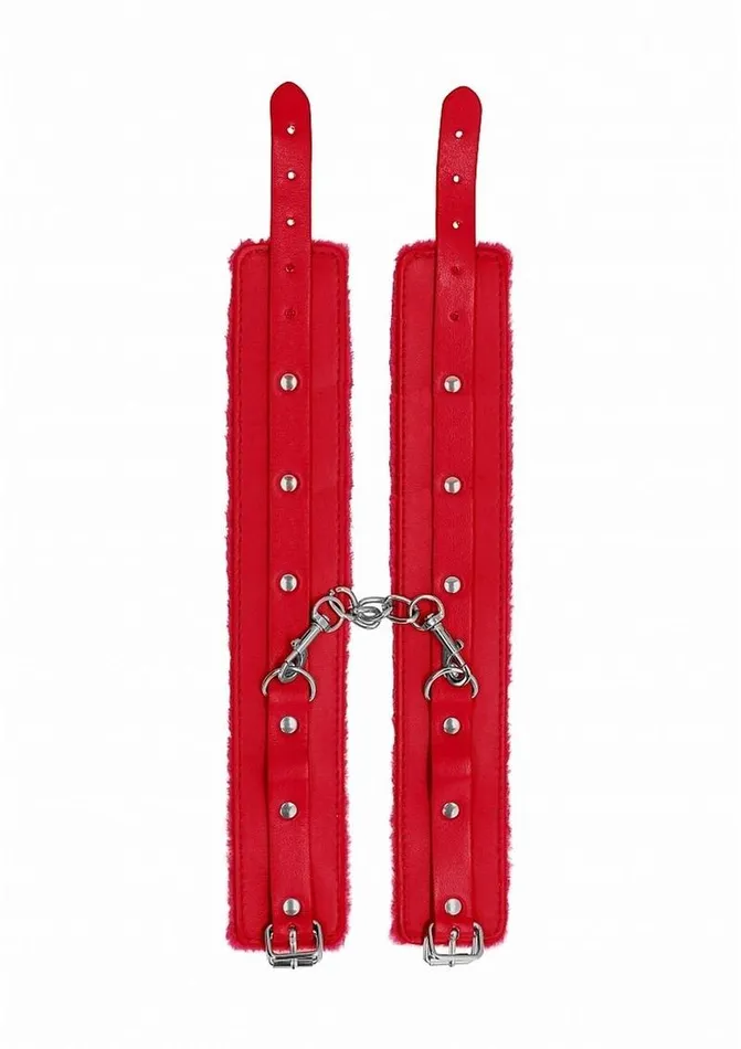 Couples Ouch Ouch Plush Leather Ankle Cuff