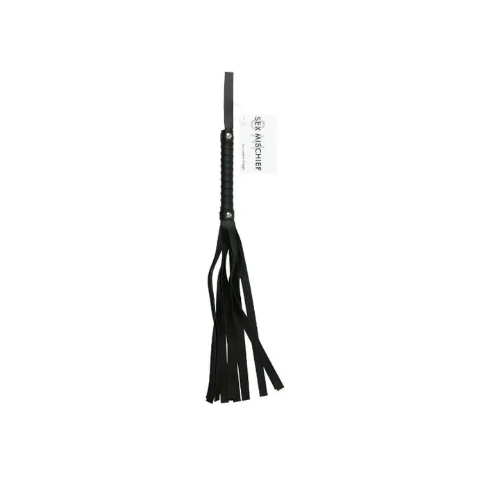Couples Sportsheets Sex Mischief Black Faux Leather Flogger