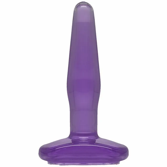 Crystal Jellies Anal Crystal Jellies Butt Plug Purple Small