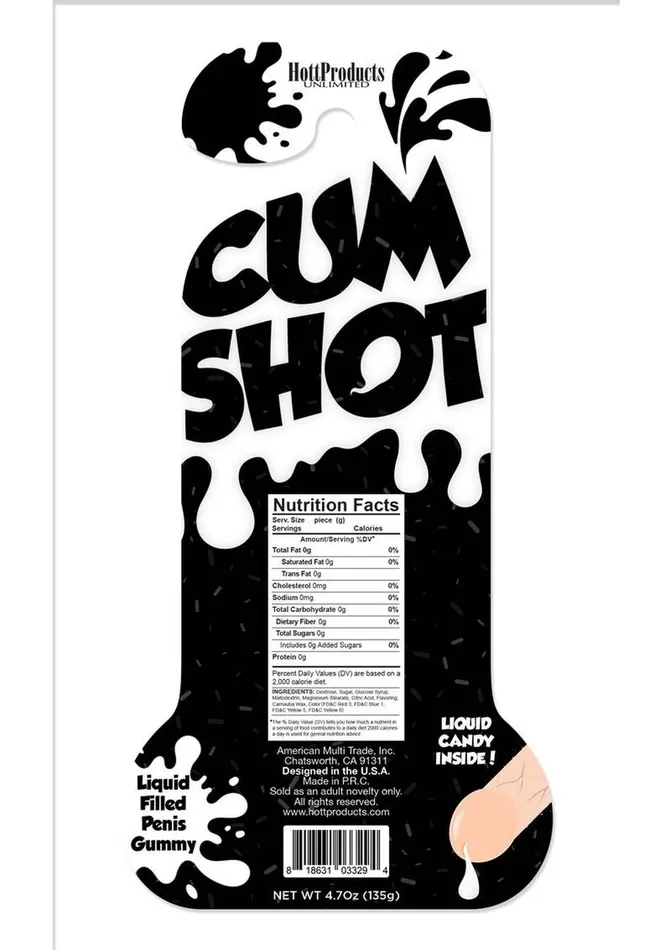 Cum Shot Liquid Candy Filled Gummy Pecker Hott Products Female Sex Toys