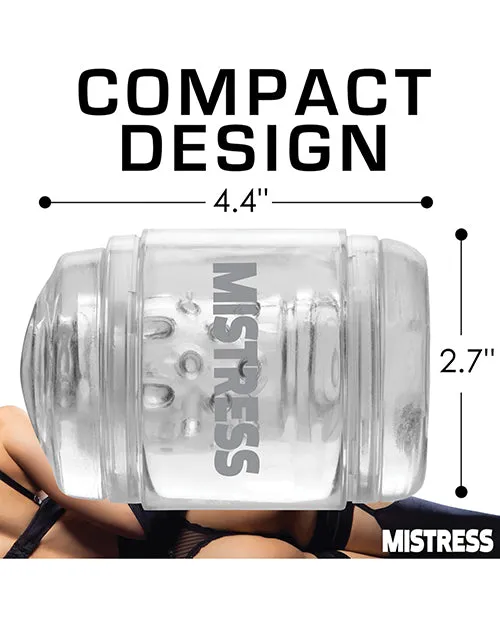 Curve Toys Co Xr Male Sex Toys Curve Toys Mistress Double Shot Pussy Ass Mini Masturbator Clear