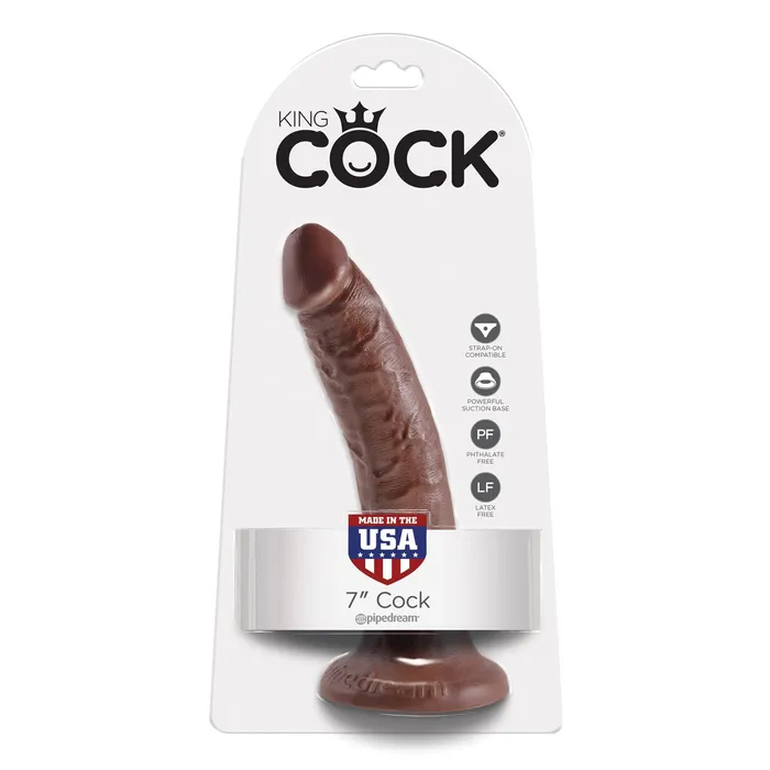Dildos Pipedream King Cock 7Inch Brown