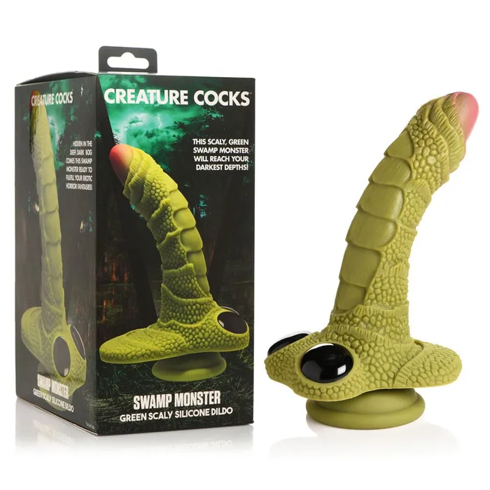 Dildos XR Brands Creature Cocks Swamp Monster Green 239 cm Fantasy Dildo
