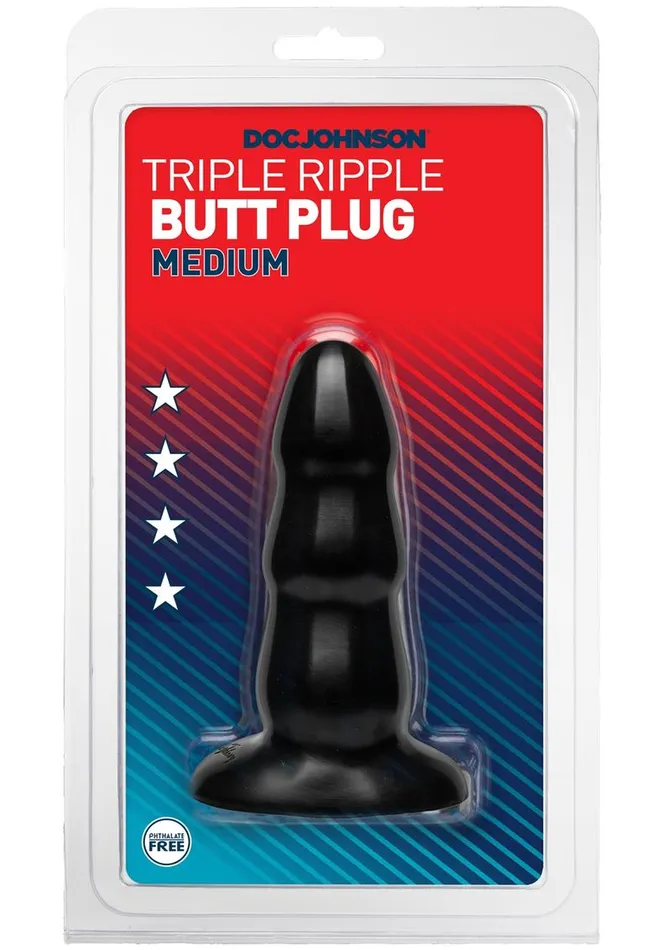 Doc Johnson Anal Triple Ripple Butt Plug