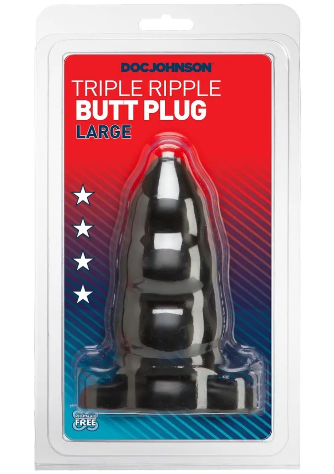 Doc Johnson Anal Triple Ripple Butt Plug