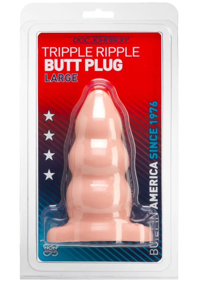 Doc Johnson Anal Triple Ripple Butt Plug