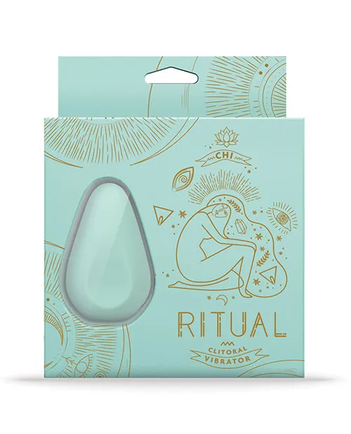 Doc Johnson Female Sex Toys RITUAL Chi Rechargeable Silicone Clit Vibe Mint