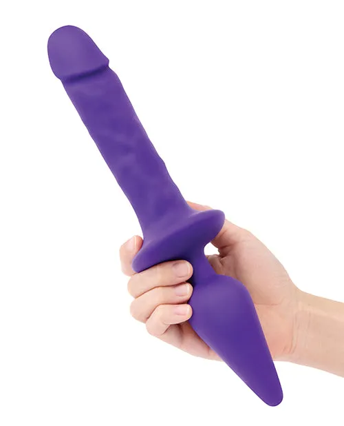 Electric Eel INC Dildos Together Double Pleasure 11 DoubleEnded Dildo Butt Plug Purple Electric Eel INC Dildos Together Double Pleasure 11 DoubleEnded Dildo Butt Plug Purple