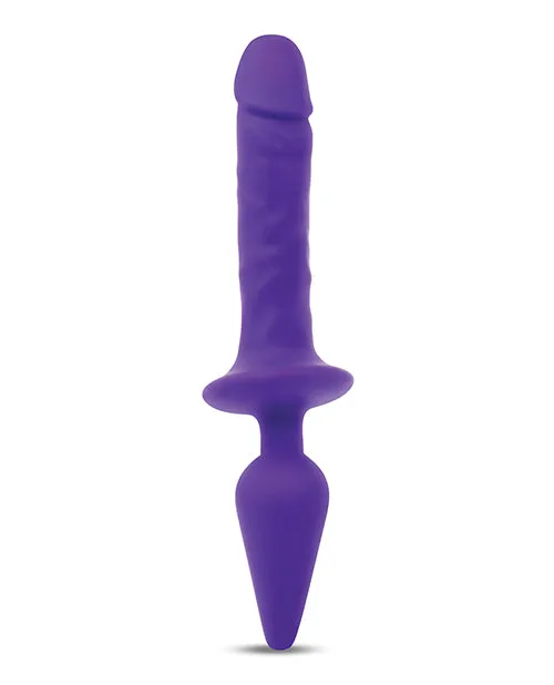 Electric Eel INC Dildos Together Double Pleasure 11 DoubleEnded Dildo Butt Plug Purple Electric Eel INC Dildos Together Double Pleasure 11 DoubleEnded Dildo Butt Plug Purple
