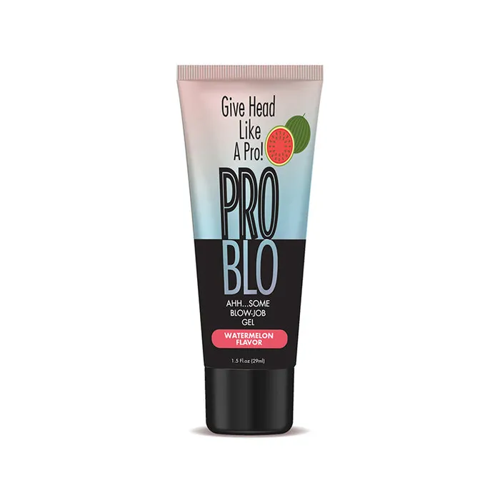 Enhancers Little Genie Productions Pro Blo Watermelon Flavored Warming Edible Gel Enhancers Little Genie Productions Pro Blo Watermelon Flavored Warming Edible Gel