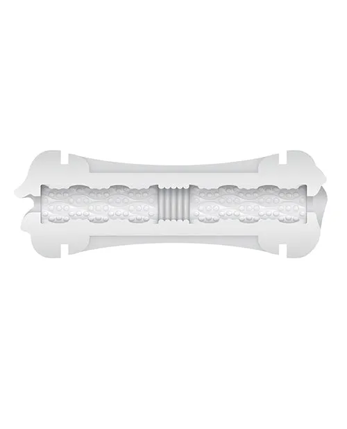 Evolved Novelties INC Male Sex Toys Zero Tolerance Double Dip Stroker White