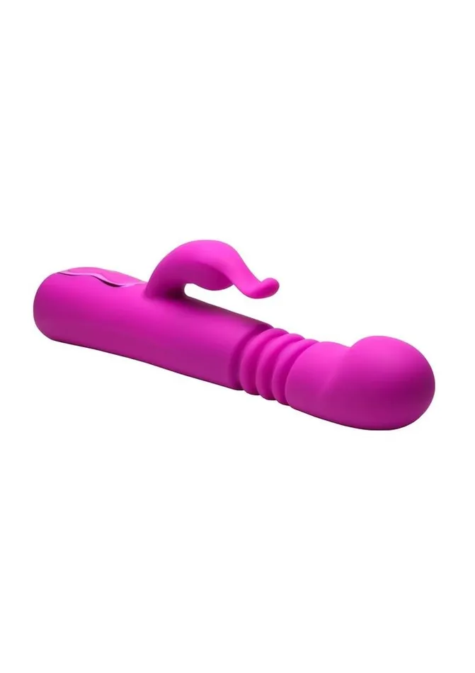 Female Sex Toys BANG Bang Thrusting Rechargeable Silicone Rabbit Vibrator