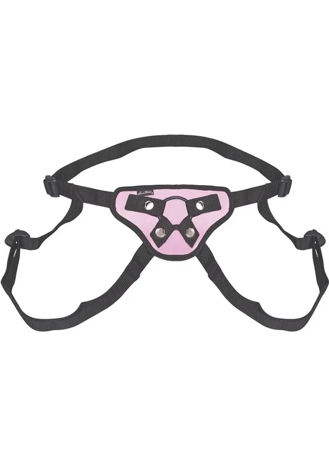 Female Sex Toys Lux Fetish Lux Fetish Pretty In Pink StrapOn Harness Adjustable Female Sex Toys Lux Fetish Lux Fetish Pretty In Pink StrapOn Harness Adjustable