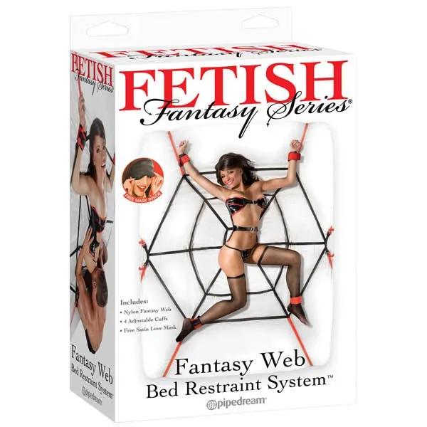 Fetish Fantasy Series Fantasy Web Bed Restraint System Pipedream Couples